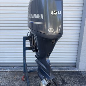 Used 2013 Yamaha F150XA 150hp 4-Stroke 20-Shaft Outboard Motor