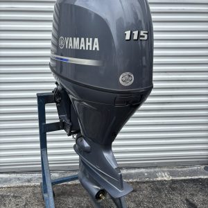 Used 2014 Yamaha 115HP F115LB 4-Stroke 20-Shaft Outboard Motor