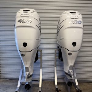 Used Pair 2020 Mercury 400hp Verado 4-Stroke 25-Shaft Outboard Motors