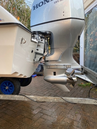 2013 Honda 250hp V-Tec 4 Stroke 25'' Outboard Motor - Image 5