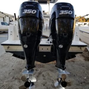 Twin 2019 Mercury 350hp Verado 4-Sroke Outboard Motor