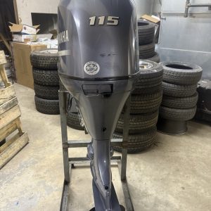 Used 2019 Yamaha 115hp F115Xb 4-Stroke 25 Shaft Outboard Motor
