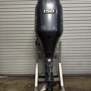 Used 2021 Yamaha F150 150hp 4 Stroke 25 Shaft Outboard Motor