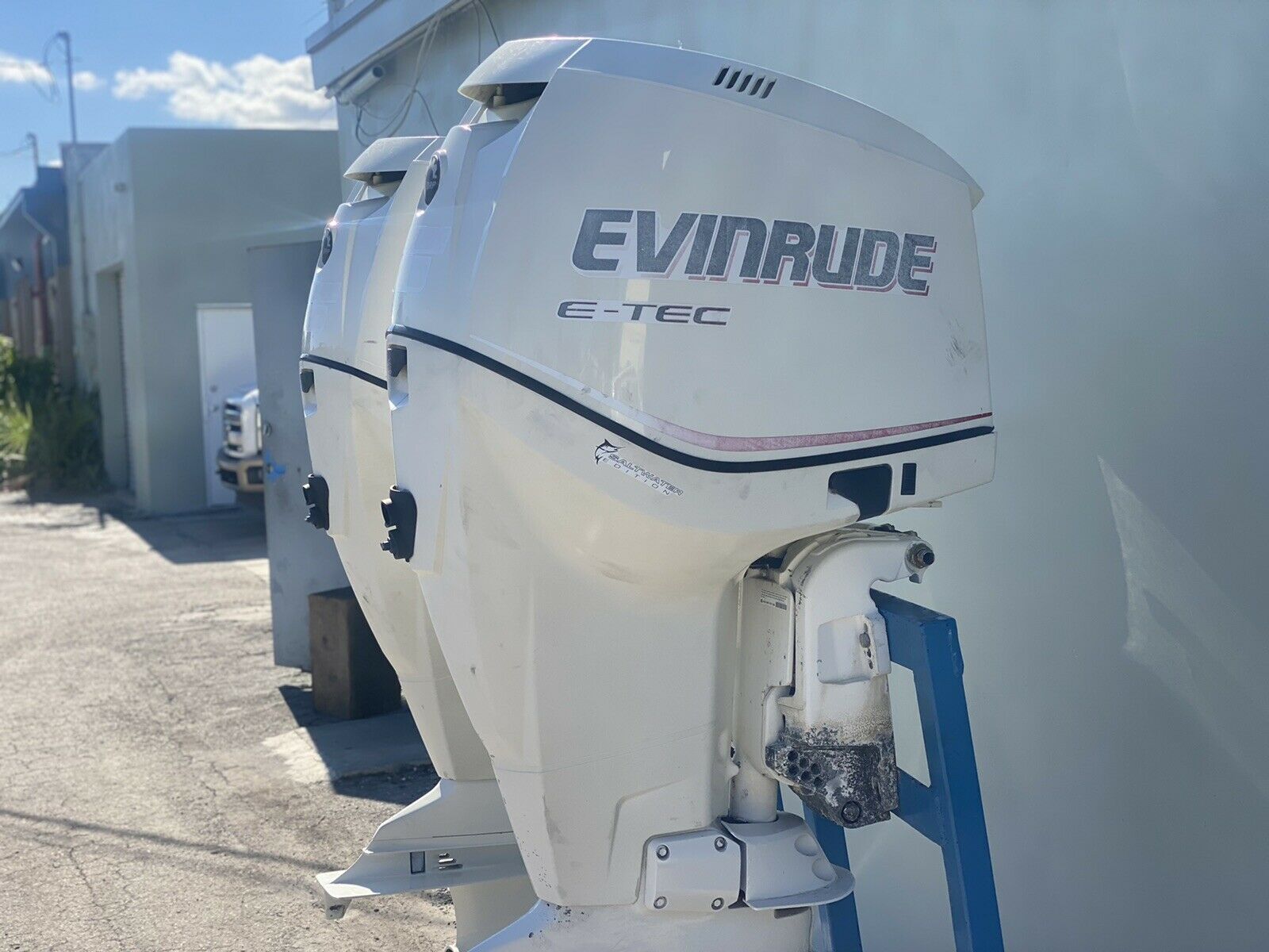 Pair 2006 Evinrude E-Tec 250Hp 2 Stroke Outboard Motors - Image 6